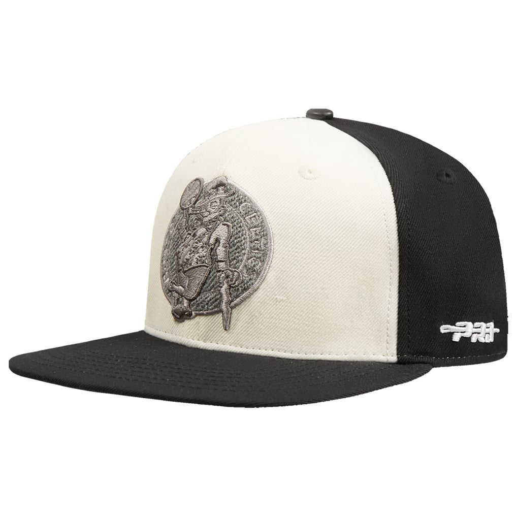  Boston Celtics Pro Standard French Terry Snapback Hat - Cream